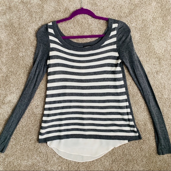 Express Sweaters - Express striped sweater